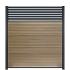 Fencyscherm WPC Rabatplank Rhombus (140mm) Coconut 20x150x1780mm