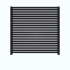 Fencyscherm Aluminium sight plank Zwart 9005 20x50x1780mm