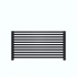 Fencyscherm Aluminium sight plank Zwart 9005 20x50x1780mm