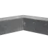 Hoekstuk 10x20x40 135gr grijs h&d