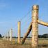 Robinia palen geschild 200 cm 12/14