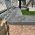 Muur-afdekband blue moon honed linea 100x15x3/8cm, gezoet met facet