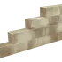 Lineablock beige 15x15x60cm