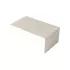 Oud hollands zitelement 100x60x40 cm creme