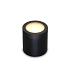 Pavia cirkel zwart grondspot  | warmwit | 1,2 watt 12 volt