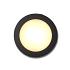 Pavia cirkel zwart grondspot  | warmwit | 1,2 watt 12 volt