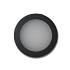 Pavia cirkel zwart grondspot  | warmwit | 1,2 watt 12 volt