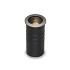 Peral rond zwart grondspot | warmwit | 2 watt 12 volt