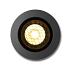 Peral rond zwart grondspot | warmwit | 2 watt 12 volt
