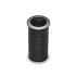 Peral rond zwart grondspot | warmwit | 2 watt 12 volt