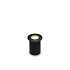 Nodar ring zwart grondspot | warmwit | 0,2 watt 12 volt