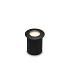 Arada ring zwart grondspot | warmwit | 0,5 watt 12 volt