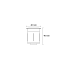 Arada ring zwart grondspot | warmwit | 0,5 watt 12 volt