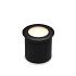 Cepos ring zwart grondspot | warmwit | 1,2 watt 12 volt