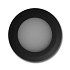 Cepos ring zwart grondspot | warmwit | 1,2 watt 12 volt