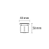Colos rondom  zwart grondspot | warmwit | 0,5 watt 12 volt