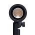 Mafra rechte kap zwart prikspot | warmwit | 1,5 watt 12 volt