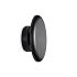 Lousa rondom zwart | wandlamp | warmwit | 4 watt | dimbaar 12 volt