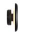 Lousa rondom zwart | wandlamp | warmwit | 4 watt | dimbaar 12 volt