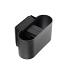 Corvo ovaal zwart | up & down | warmwit | dimbaar 12 volt