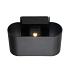 Corvo ovaal zwart | up & down | warmwit | dimbaar 12 volt