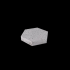 Oud hollandse tegel hexagon (6-kant) 37.5x37.5x7 cm grijs