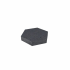 Oud hollandse tegel hexagon (6-kant) 37.5x37.5x7 cm antraciet