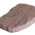 Gres rood flagstones (0.19-0.23m2) p/st