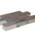 Komo bkk 20.9x10.4x8cm Bruin/zwart