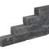 Blockstone black 15x15x60cm