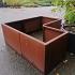 Fixed Height Line hoogte 560 mm paneel 1000 mm Corten