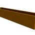Fixed Height Line hoogte 560 mm paneel 2000 mm Corten