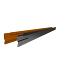 Flexline 100 x 2200 mm. Corten incl. 3 platte grondpennen en verbindingsplaat