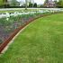 Flexline 150 x 2200 mm. Corten incl. 3 platte grondpennen en verbindingsplaat