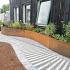 Flexline 560 x 2160mm Corten incl. 5 grondnagels en verbindingsset