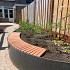Flexline 560 x 2160mm Corten incl. 5 grondnagels en verbindingsset
