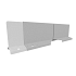 Hardline 150 mm. Gegalvaniseerd incl. 4 grondnagels en verbindingsset