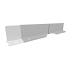Hardline 100 mm. Gegalvaniseerd, complete set (uitlopend)