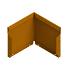 Kant-en-klare hoek Flexline/Rigidline 240 Corten incl. vebindingsset