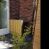 Rigidline 100 x 2200 mm. Corten incl. 3 platte grondpennen en verbindingsplaat