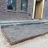Rigidline 150 x 2200 mm. Corten incl. 3 platte grondpennen en verbindingsplaat