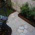 Rigidline 150 x 2200 mm. Corten incl. 3 platte grondpennen en verbindingsplaat