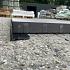 Kantopsluiting kunststof zwart 230cm x 5 cm hoog (compleet met ankers)